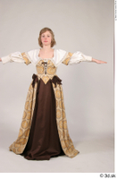  Photos Medieval Civilian in dress 3 brown dress medieval clothing t poses whole body 0001.jpg